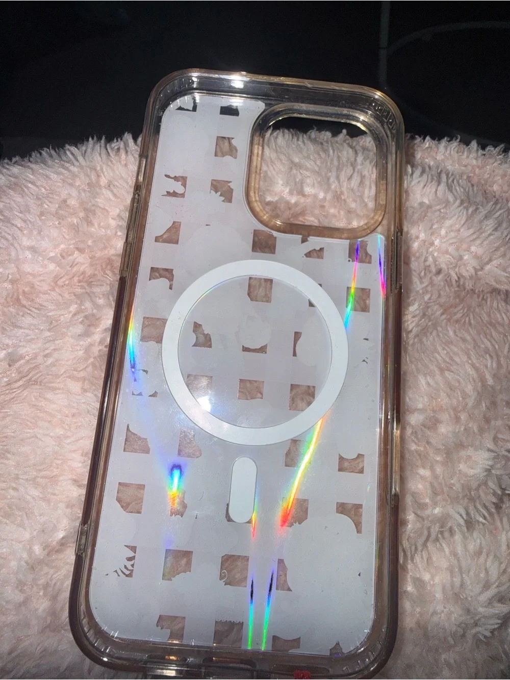 Strawberry Shortcake Pink Checkered Phone Case 🍓